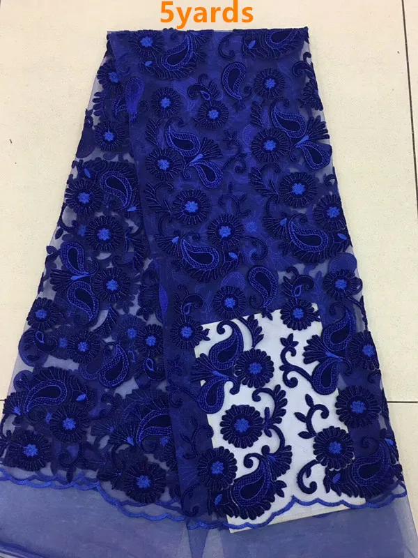 

high quality african net tulle lace fabric embroidered velvet lace fabric for women dress sewing dpJ241