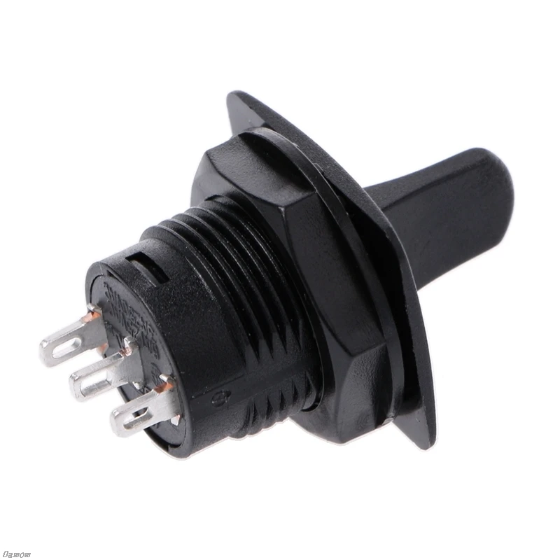 

1PC R13-402 3Pin 2Position ON-OFF-ON Maintained Round Toggle Switch Damom