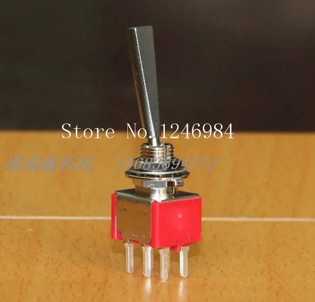 

[SA]1MD1 model aircraft flying six feet two tranches of long -pin dual flat handle small toggle switch M6.35 Deli Wei Q11--20pcs