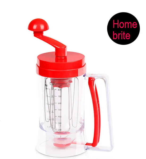 Manual Pancake Machine Cupcake Funnel Batter Dispenser Cream Separator Tool Egg beater Mixer Blender For Waffles
