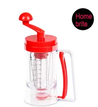Manual Pancake Machine Cupcake Funnel Batter Dispenser Cream Separator Tool Egg beater Mixer Blender For Waffles