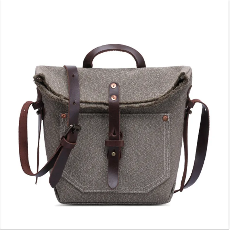 

2019 NEW Fashion Canvas Crossbody Bags for Women Simple Casual Single Shoulder Bags Luxury Dedsigner Handbag Men Retro Style Bag