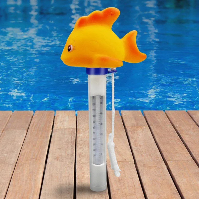 

Floating Pool Thermometer Stick Floating Water Temperature Baby Pool Caricature Water Thermometer for Outdoor & Indoor