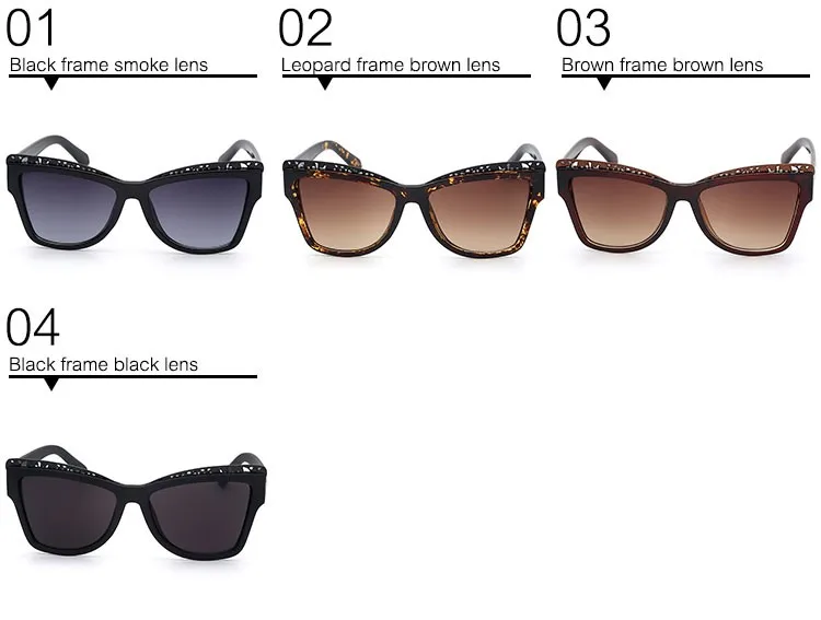 Высокое качество негабаритных Солнцезащитные очки для женщин Для женщин Брендовая Дизайнерская обувь Cateye большой Рамки Защита от солнца