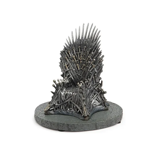 17cm action figure toys sword chair model toy song of ice and fire