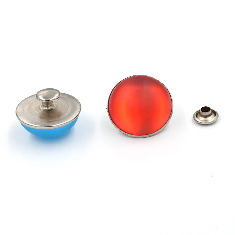 (20sets/lot)matte Process Pearl Buckles Duplex Clothes Nail Metal Rivets Clothing & Accessories