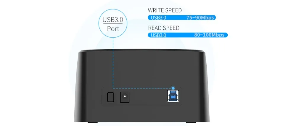 ORICO 2,5/3,5 ''USB3.0 жесткий диск Док-станция SATA HDD чехол 8 ТБ большая емкость поддержка UASP протокол поддержка для Windows/Mac OS/Linux