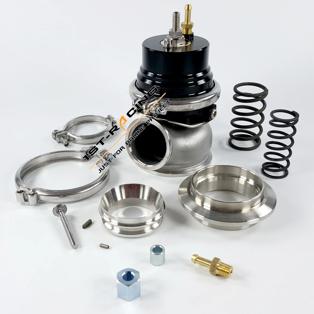60MM External Adjustable Turbo Waste Gate Black Color V band wastegate