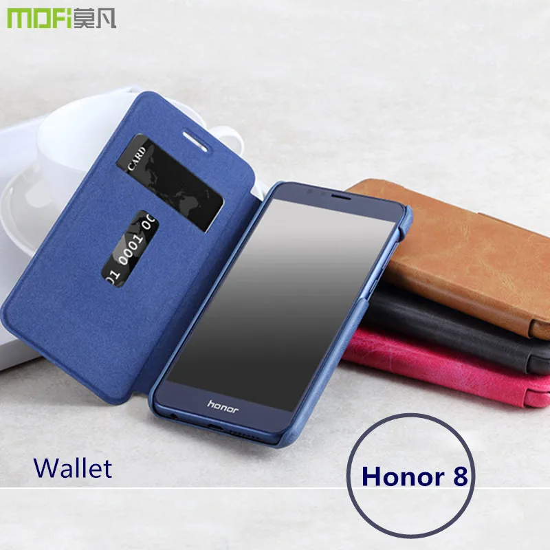 Huawei honor 8 case wallet pouch card flip case MOFi original huawei honor 8  cover hawei honnor8 accessories capa coque funda
