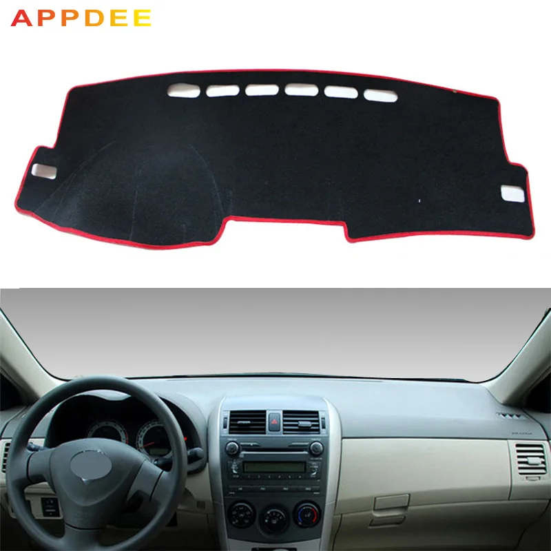 APPDE Dash Mat Dashmat Dashboard Cover Sun Shade Dash Board Cover Carpet For Toyota Corolla E140