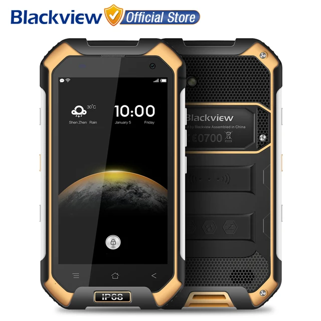 BLACKVIEW BV6000 4G Мобильный телефон 4.7 дюймов HD MTK6755 Octa Ядро Android 6.0 3 ГБ RAM 32 ГБ ROM 13MP Cam Водонепроницаемый IP68 Смартфон