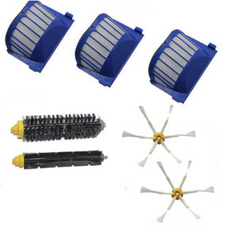 Filter Side Brush 6 armed kit for iRobot Roomba 600 Series 620 625 630