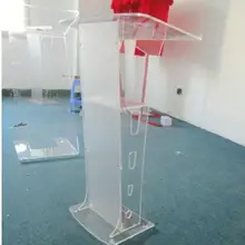 Логотип на заказ акриловая церковная кафедра/Инновационные lectern/небьющиеся подиум для церкви Логотип Настроить