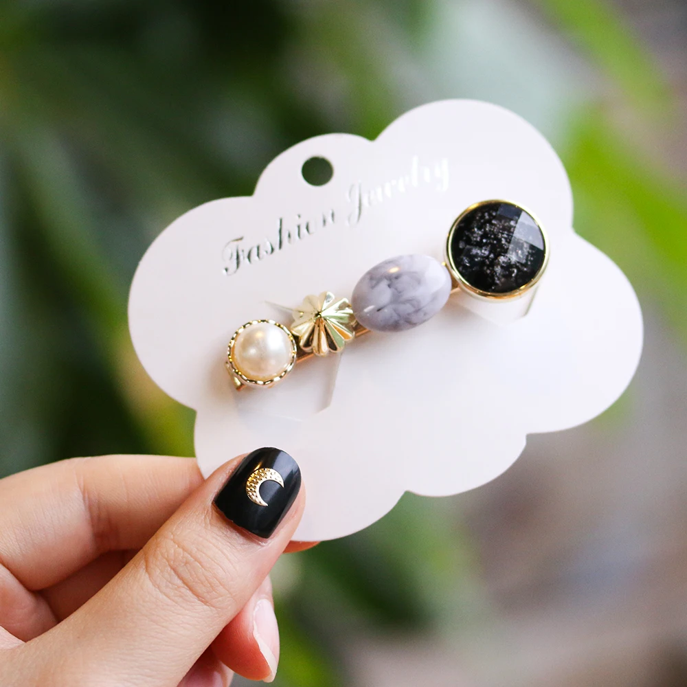 

1Pcs Woman Vintage Hairpins Girls Hair Accessories Crystal Barrettes Ladies Hair Clips Fashion Hairgrips Femme Clips Mujer Clip