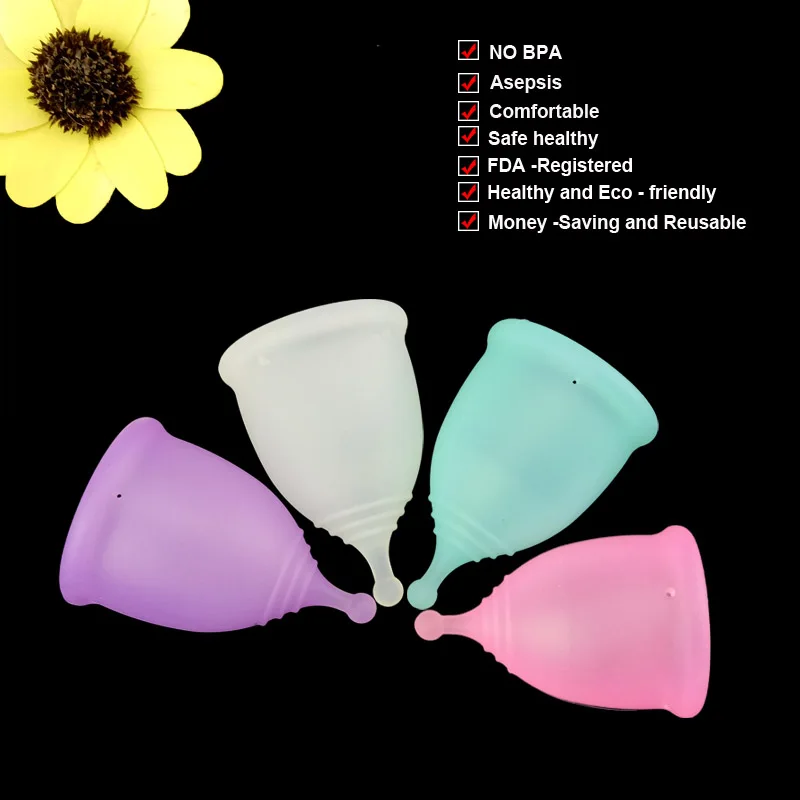 1 Pcs Medical Grade Mestrual Cup Hygiener Period For Women Mestrual Hygiene Feminine Period Coppetta Reusable Lady Silicone Cup