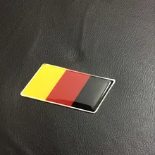 Немецкий флаг эмблема наклейка значок Подходит для Volkswagen для Audi модель A1 A3 A6