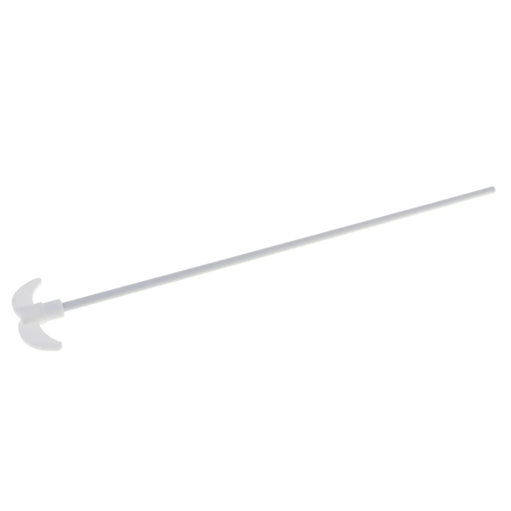 400 mm PTFE Stirring Rod Overhead Stirrer Mixer Shaft w/ 90 mm Dia Foldable Paddle - Lab Flask Utensils Accs