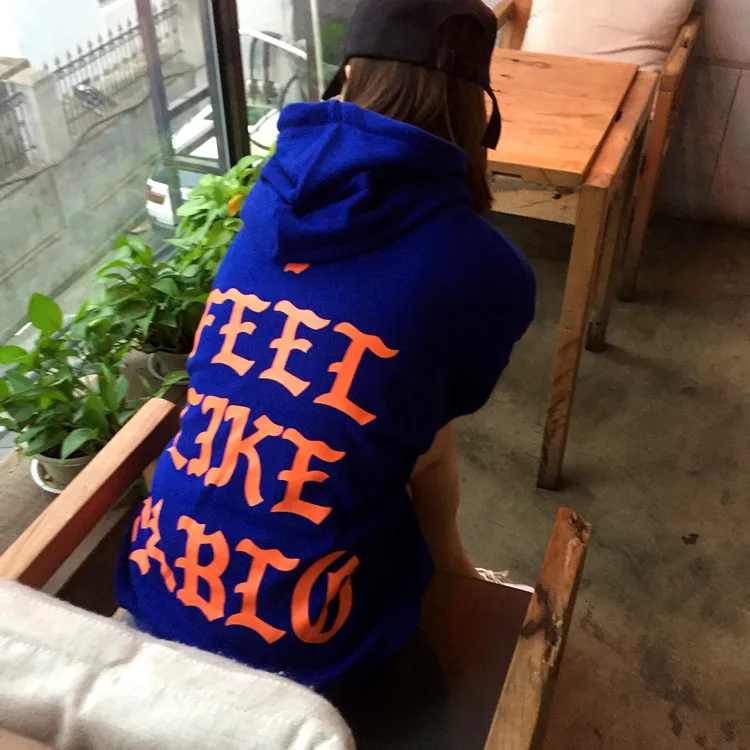 Толстовка Kanye с надписью I FEEL LIKE Ye для мужчин и женщин спортивный костюм в стиле