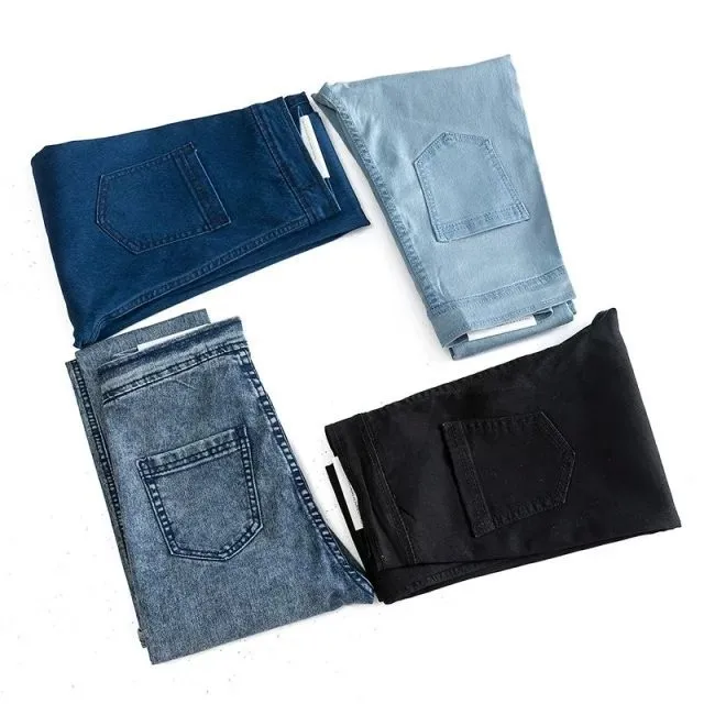 Firstto винтажные узкие джинсы скинни с высокой талией, эластичные леггинсы, длинные узкие брюки, джинсовые брюки, уличные женские 4 цвета