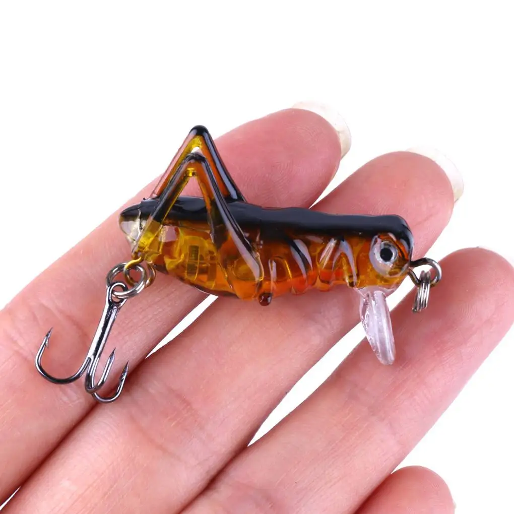 

Hot Sale 3.5cm/3g Colorful Vivid Cricket Shape Fishing Lure Locust Artificial Lake River Fishing Bait Insect Bait