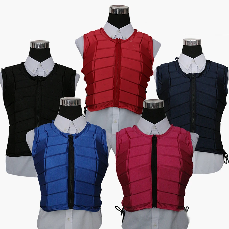 Adjustable EVA Horse Riding Waistcoat Safe Equestrian Eventer Body Protection Vest Unisex Riding Armor Protector Vest 5 Colors