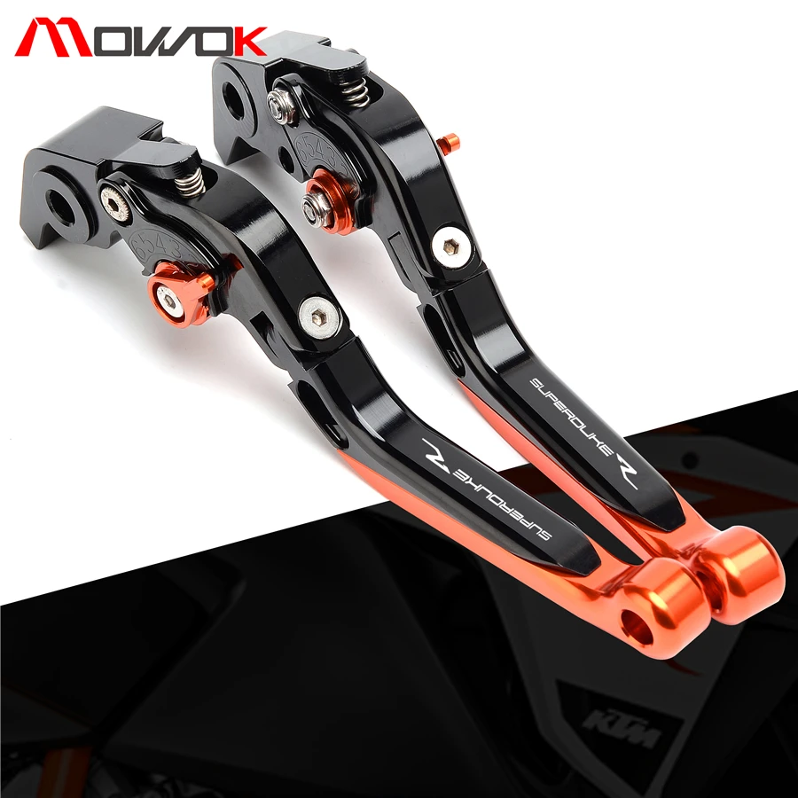 

logo Superduke R Motorcycle CNC Foldable brakes Clutch levers For KTM 1290 Super Duke R/GT 2014-2017 2015 2016