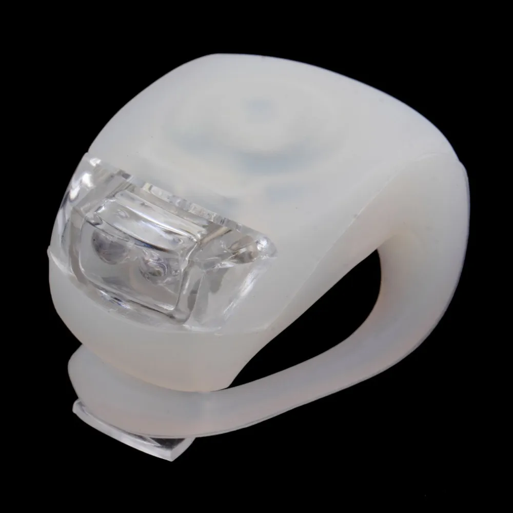 Sale 1 pc Waterproof Silicone LED Bike Bicycle Cycling Head Front Rear Wheel LED Flash Light Lamp with LR1130 battery Newest 21