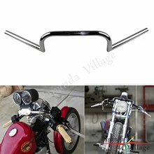 Papanda мотоцикл хром 7/" Винтаж руль Clubman 22 мм рукоятки для Harley Dyna Softail Bobber Chopper