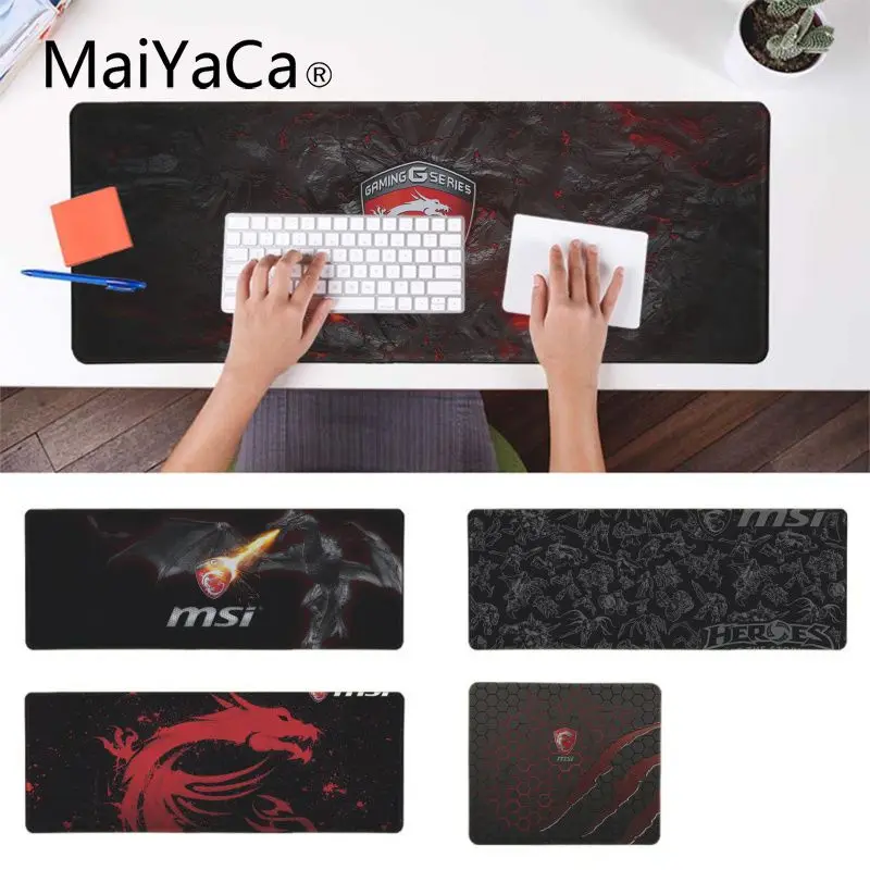 Maiyaca новый дизайн MSI игровой плеер Настольный Ноутбук резиновый коврик для мыши