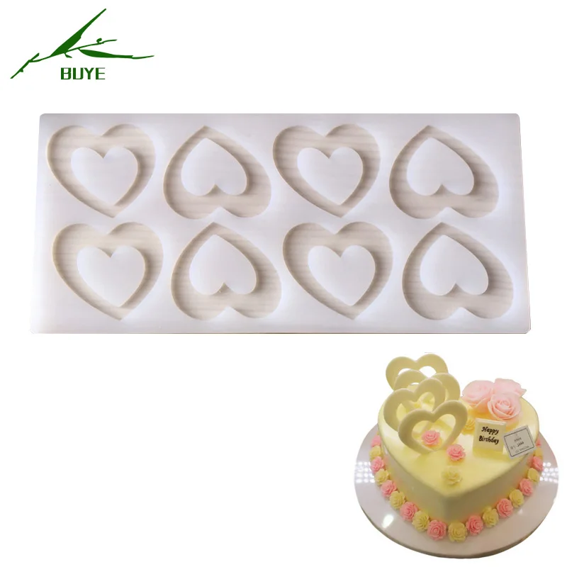 Zuckwu New Love Heart Insert Piece Of Silicone Chocolate Mold Silicone Cake Mold Colour Random Cake Decoration Tools Cake Decorating Tools Decorating Toolsdecorating Cake Tools Aliexpress