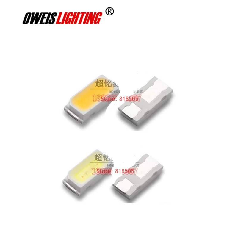 100 шт 3014 белый SMD LED 0 1 W 10-12LM 30mA настоящий 6000-7000 K/натуральный 4000-5000 K/Теплый 2800-3200