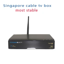 Latest V9 Pro most stable starhub channels Singapore tv box combo receiver DVB-S2/T2/C as like V8 Golden with USB WiFi