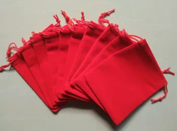

Free shipping 10Pcs7x9cm/10x12cm/12x14cm Fashion Velvet Drawstring Pouch Bag/Jewelry Bag,Christmas Wedding Gift pouchs
