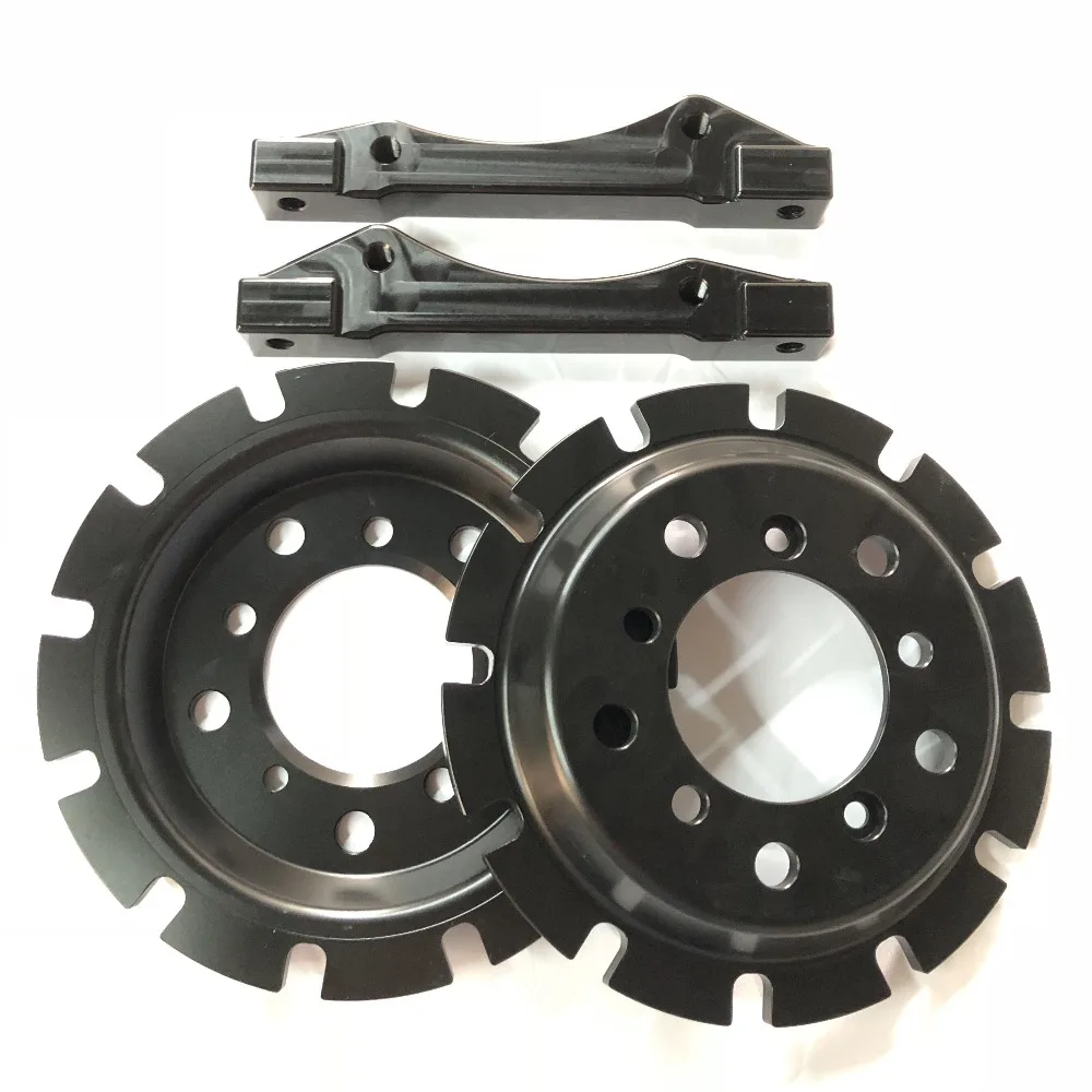 

Jekit car part aluminum floating center bell with caliper bracket for BMW E39 M5 front brake disc 355*32mm