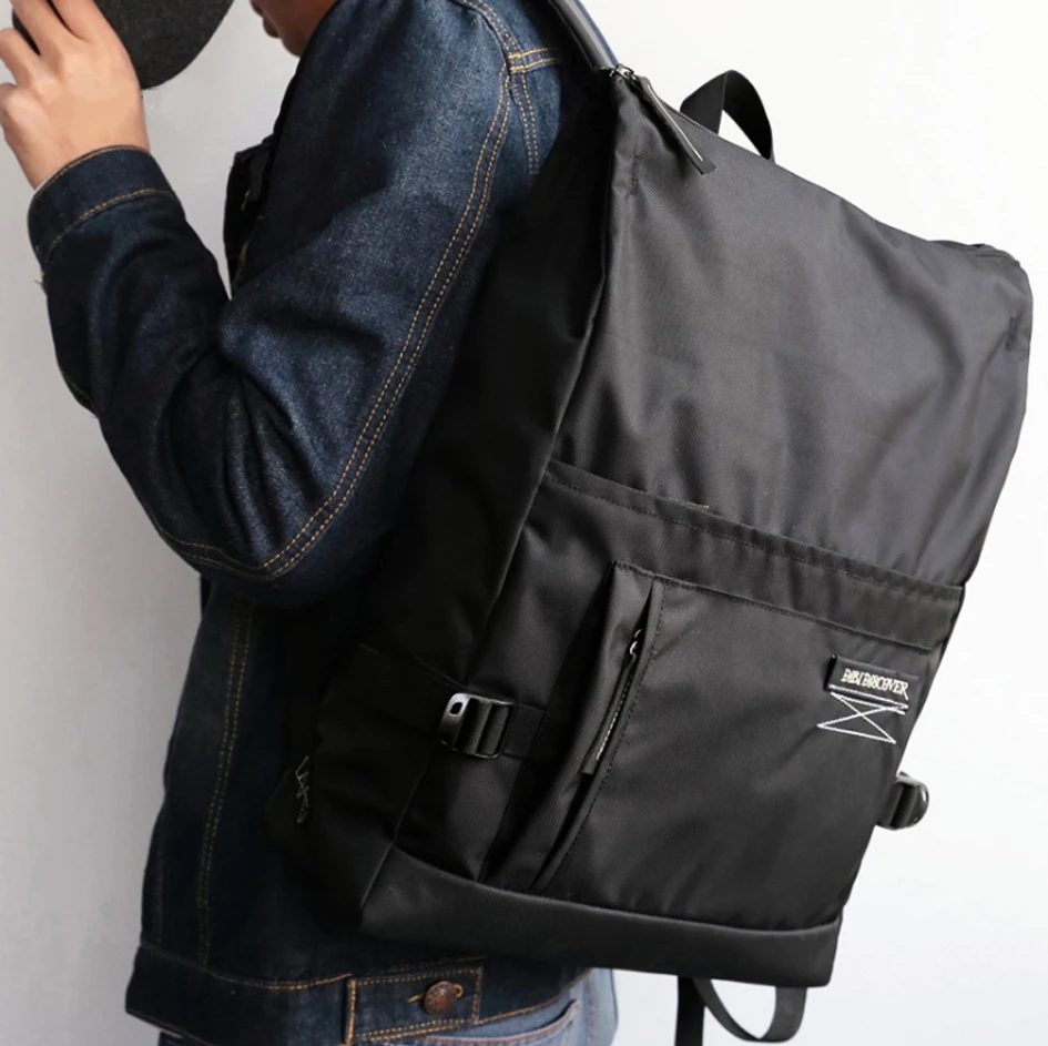 Polegada de Nylon à Prova Mochila para Homens Água Computador Notebook Laptop Bolsas Mochila Escola Case Mulheres Estudante 14 15 15.6 d’