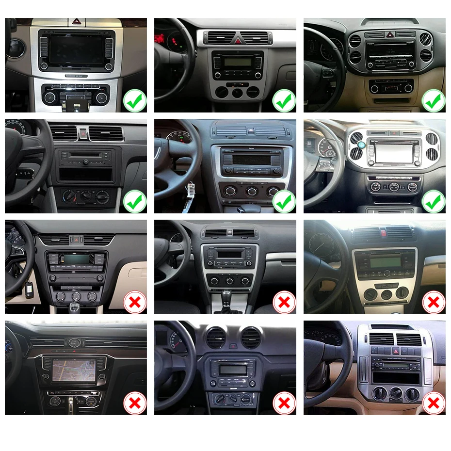 Excellent DSP Android 9.0 2G RAM Auto GPS for VW PASSAT B6 B7 V7 Golf 5 6 BORA Tiguan Fabia Rapid Seat Leon Altea Toledo Radio no DVD 5