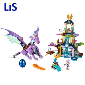 

Compatible With Lepining Elves 591pcs The Dragon Sanctuary Building Bricks Blocks DIY Educational Toys