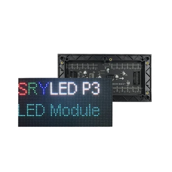 P3 RGB pixel panel HD display 64x32 dot matrix p3 smd rgb led module odm led backlit dot matrix fashion watch with weekday display purple