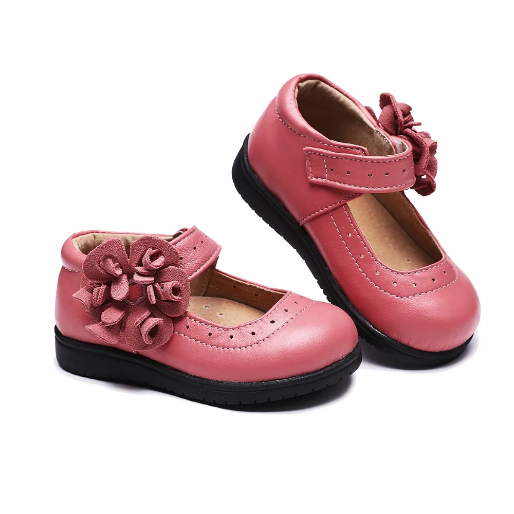 Tipsietoes Натуральная кожа Мальчики Лоферы дети девочки платье обувь на плоской подошве розовые цветочные кроссовки Детская Повседневная Nmd золото Mocasines
