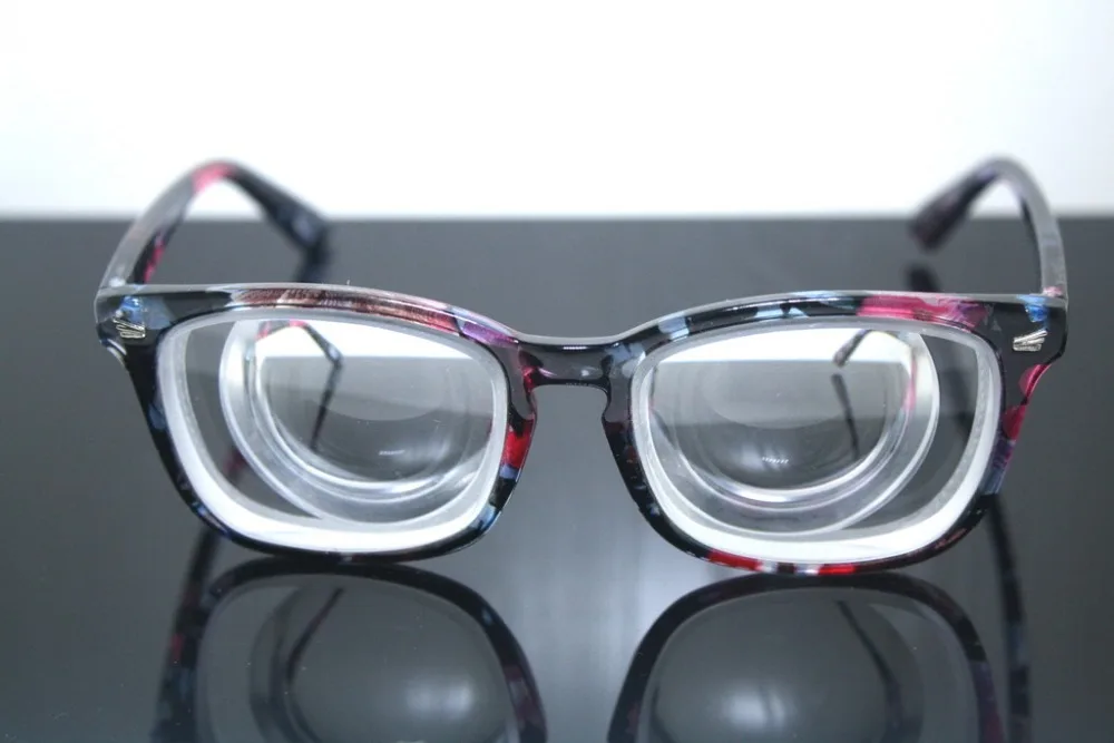 Бросился Clara Vida Новые очки Monturas De Gafas оправа для очков для большой оправы цветок Высокая близорукость миодис-16d Pd64