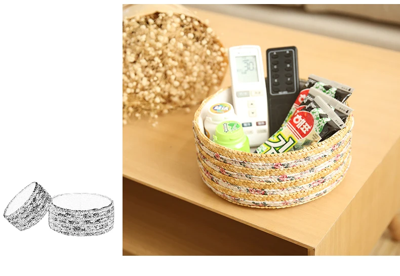 handmade natral straw small basket (8)