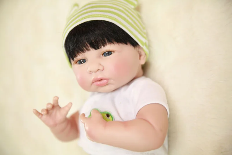 35 см полностью силиконовая кукла реборн детские игрушки как настоящий 14 дюймов Мини Винил мальчик младенцы кукла мода подарок на день рождения девочки Купание игрушка