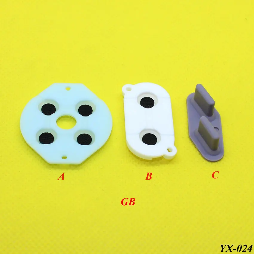 Резиновый проводящий Buttons D pad для Game Boy A B GBC GBP GBA SP XBOX360 ONE PS2 3 4 силиконовая