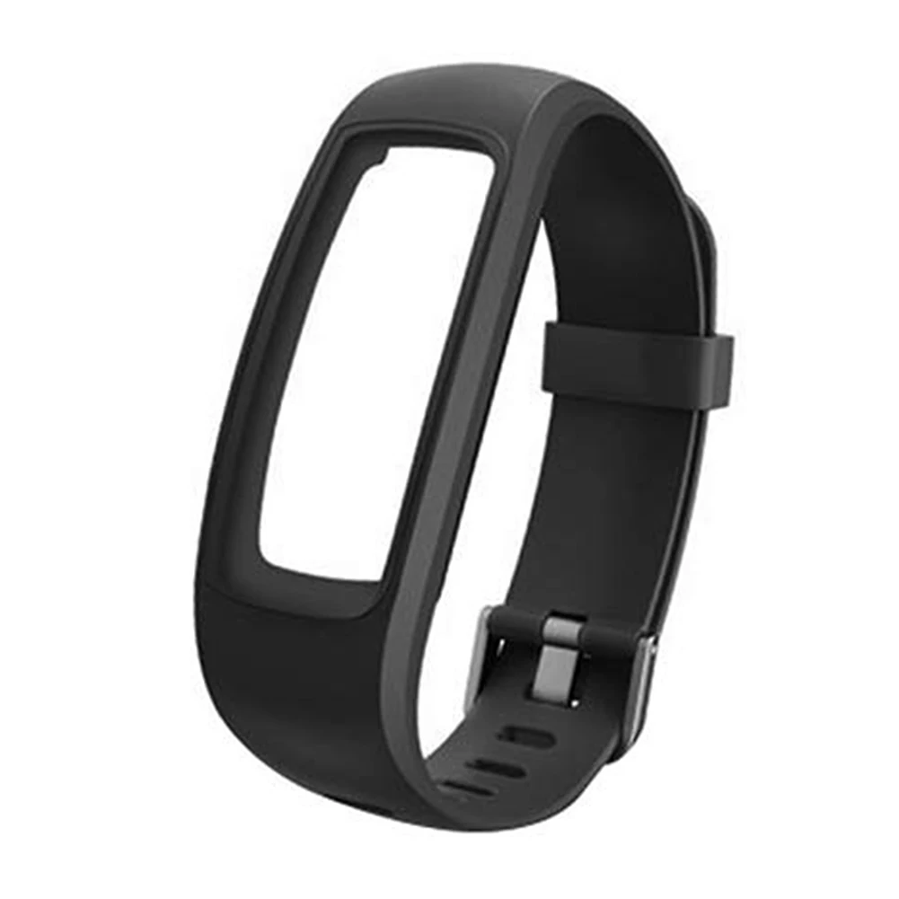 

Watch Strap Soft Unisex Pin Buckle Silicone Adjustable Breathable Water Resistant Replacement Wristband Solid For ID107plus