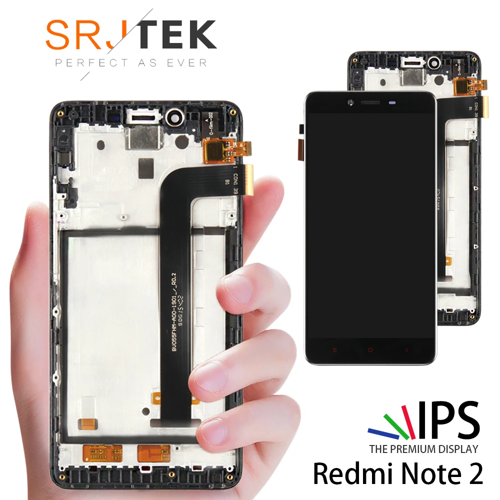 

For XIAOMI Redmi Note 2 Display Touch Screen Digitizer Assembly Replacement NO Dead Pixels 5.5 " FHD LCD For Redmi Note 2 LCD