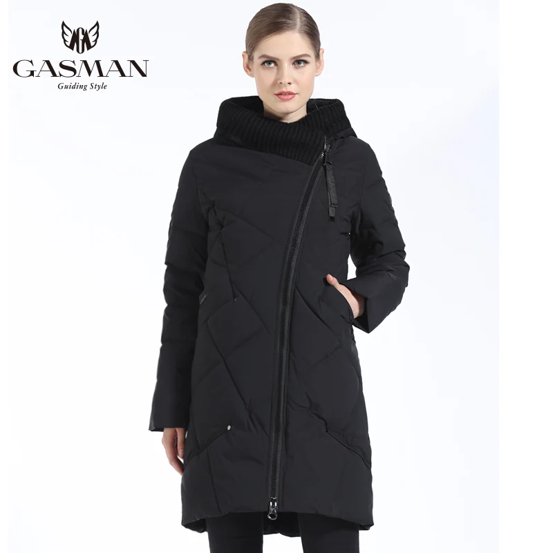 GASMAN 2018 New Winter Collection Brand Fashion Bio Down Jacket Women Hooded Parkas And Coats For Women Plus Size 5XL 6XL