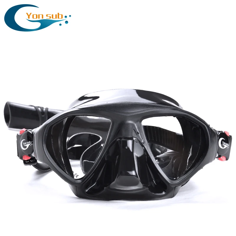Professional Low Volume Scuba Diving Mask Silicone Breathing Tube Snorkeling Diving Mask Set for Underwater Spearfishing Hunting