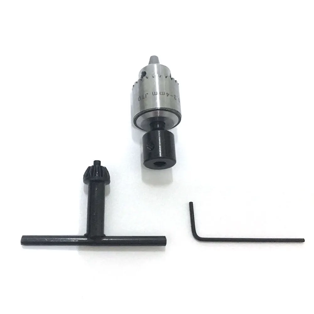 

Mini 0.3-4mm Electric Drill Chucks Mount JTO Taper for Lathe PCB Mini Drill Bits Presses for 6mm Motor Shaft Shank Rotary Tools