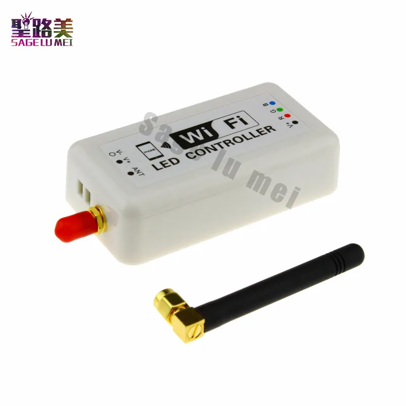 

Led WIFI Controller Dimmer RGB LED Strip Light Controller Smart iPhone Android /IOS System 2835 3528 5050LED Tape module wifi370
