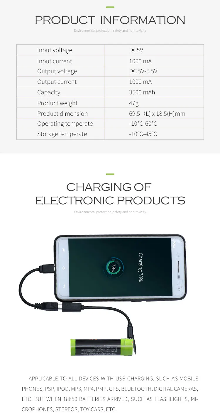 USB Стандартный Аккумулятор для камеры Электронные игрушки Аккумуляторный блок для мобильных зарядных аккумуляторов интеллектуальная литий-ионная аккумуляторная батарея